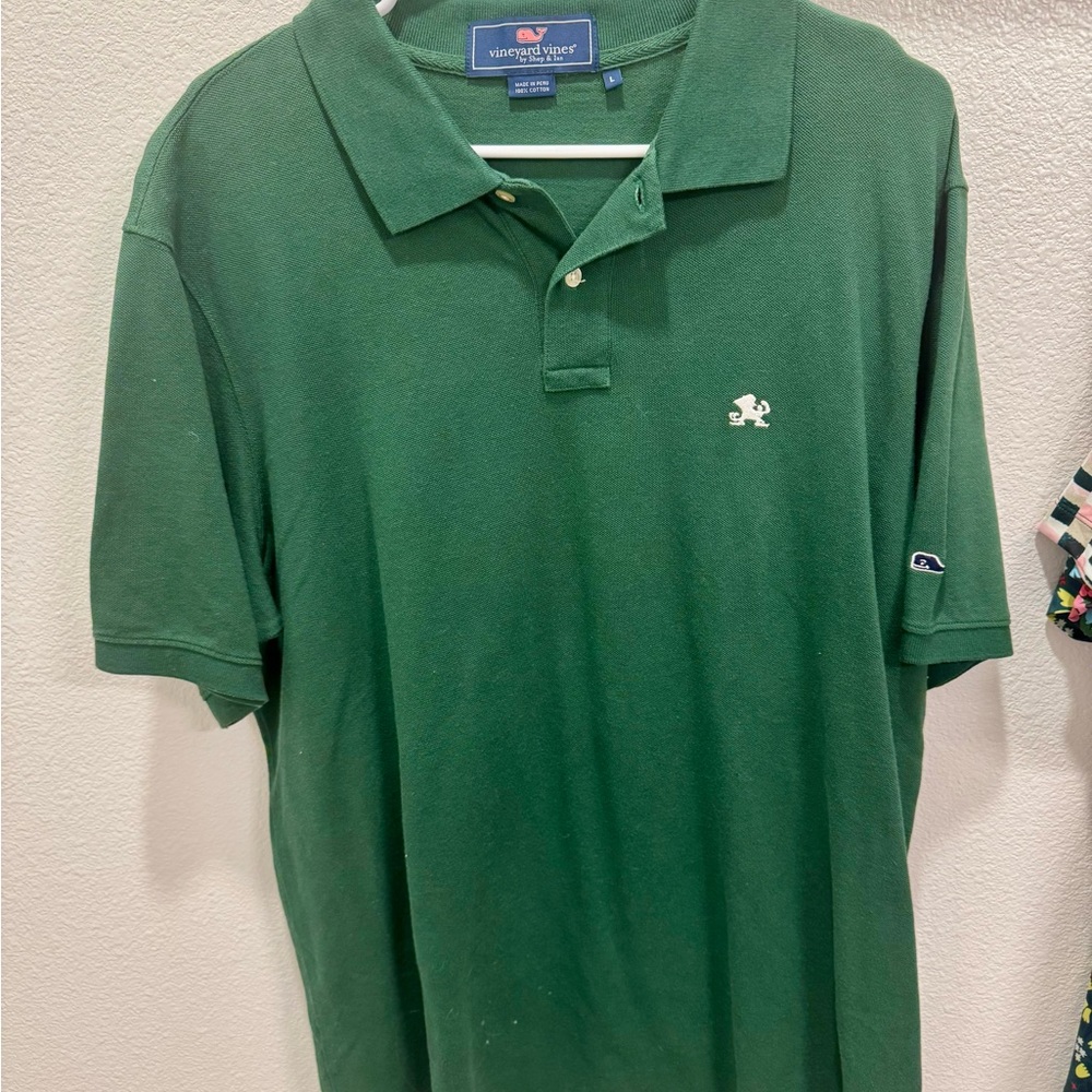 Notre Dame Vintage Vineyard Vines Gameday Polo